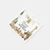 Waldtiere Baby Shower Servietten (Ecke)