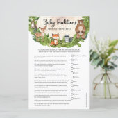 Waldtiere Baby Traditionen auf der ganzen Welt (Stehend Vorderseite)