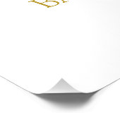 Waldtiere Babydusche Begrüßungszeichen Fotodruck (Ecke)