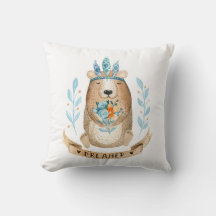 Waldtiere Bärendekor Kissen