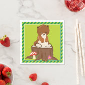 Waldtiere | Bärenkuppe Serviette (Beispiel)