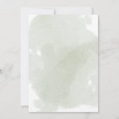 Waldtiere Bear Greenerity Baby Shower Invitat Einladung (Rückseite)