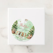 Waldtiere Beeren Blume Kinderdusche Geschenkanhänger (Beispiel)