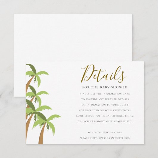 Waldtiere Begleitkarte (Vorne/Hinten)