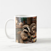 Waldtiere beim Quilten Kaffeetasse (Links)