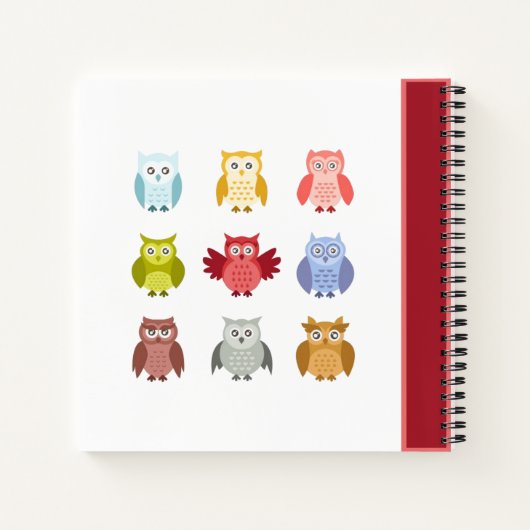 Waldtiere besitzen Ihren Namen Spiral Notizblock (Rückseite)