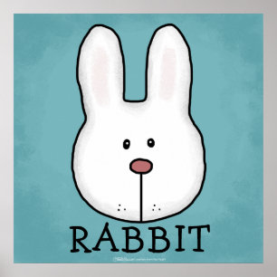 Waldtiere - beste Waldfreunde - RABBIT Poster