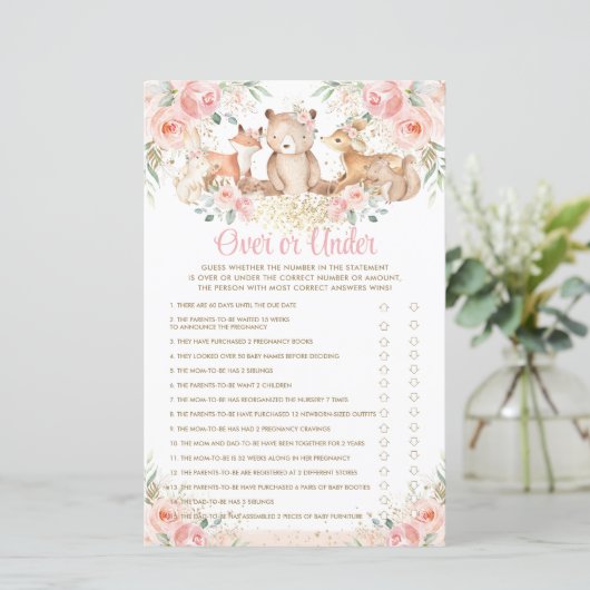 Waldtiere blasen durch oder unter Spiel (Stehend Vorderseite)