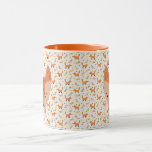 Waldtiere Boho Design Fox Tasse (Zentrum)