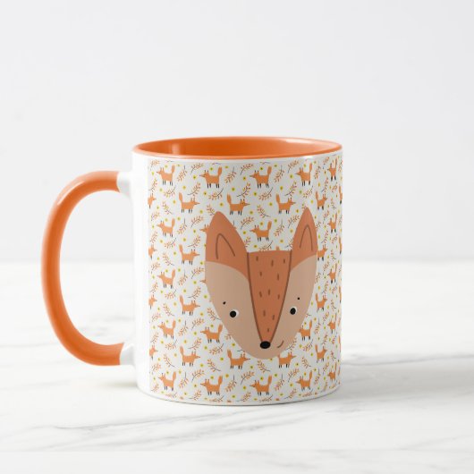 Waldtiere Boho Design Fox Tasse (Links)