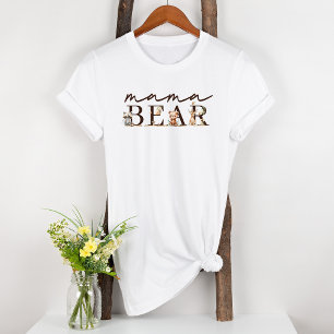 Waldtiere Boho Maternity Mama Bear T-Shirt