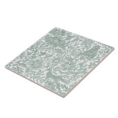 Waldtiere bringen grünes Weiß-Hirschfockchen-Kanin Fliese (Seite)