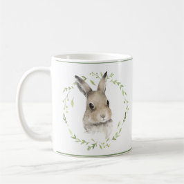 Waldtiere Bunny Greenery Wasserfarbe Niedlich Kaffeetasse