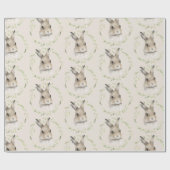 Waldtiere Bunny Rabbit Geschenkpapier (Flach)