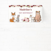 Waldtiere Burgundy & Pink Banner (InSitu)