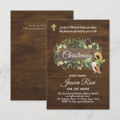 Waldtiere Christening laden zur Taufe ein (Vorne/Hinten)