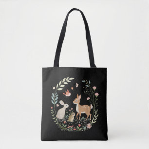 Waldtiere Cottagecore Gartenkunst Wald Tasche