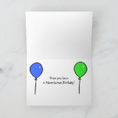 Waldtiere Cupcakes, Fox, Raccoon und Bär Karte (Innenseite)