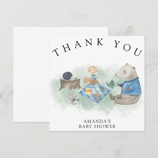 Waldtiere - Danke (Vorne/Hinten)