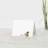 Waldtiere Danke Karten (Rückseite)