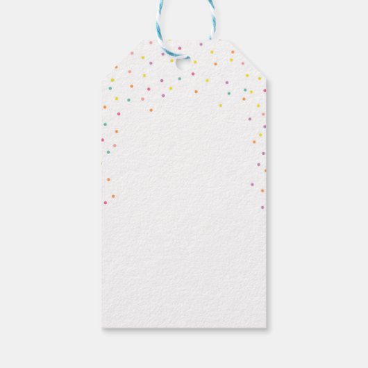 Waldtiere danken für Geschenksneutralität Geschenkanhänger (Rückseite)