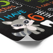 Waldtiere Erstunterschrift Geburtstagspartei Poster (Ecke)