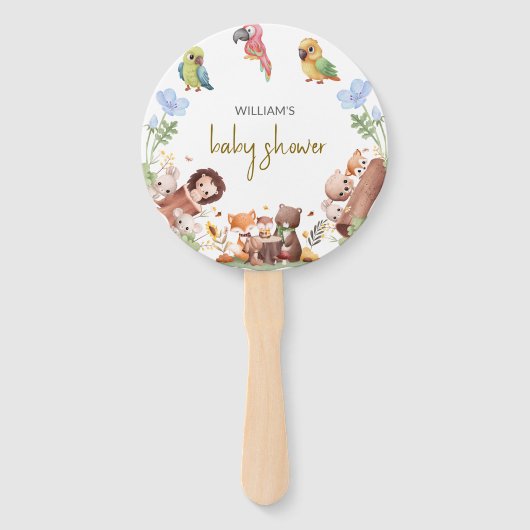 Waldtiere Fächer (Vorderseite)