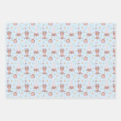 Waldtiere fallen geschenkpapier set (Vorderseite 2)