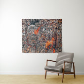 WALDTIERE Fasan, Rotfuchs, Graublüter Wandteppich (Beispiel (Horizontal))