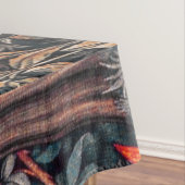 WALDTIERE Fasane, Rotfuchs, Schwarz-weiß  Tischdecke (Beispiel)