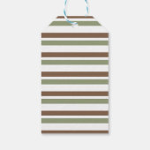 Waldtiere Favor Danke-Tag Geschenkanhänger (Rückseite)