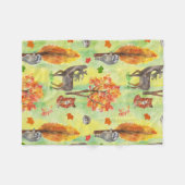 Waldtiere Fleecedecke (Vorderseite (Horizontal))