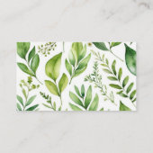 Waldtiere Fox Kaninchenbücher für Kinder Begleitkarte (Rückseite)