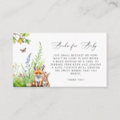 Waldtiere Fox Kaninchenbücher für Kinder Begleitkarte (Vorderseite)