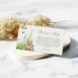 Waldtiere Fox Kaninchenbücher für Kinder Begleitkarte