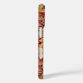 WALDTIERE, FOX, PEACOCK, HARE IN ROTEN BLUMEN Case-Mate iPhone HÜLLE (Rückseite / Rechts)