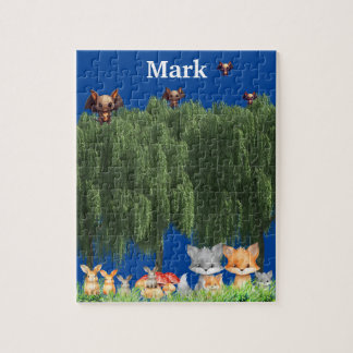 Waldtiere Füchse Kaninchen und mehr Puzzle