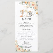 Waldtiere Gelbe Blumengrün Dusche Programm (Vorderseite)