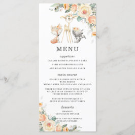 Waldtiere Gelbe Blumengrün Dusche Programm