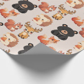 Waldtiere Geschenkpapier (Ecke)