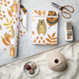 Waldtiere Geschenkpapier