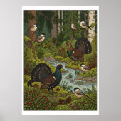 Waldtiere-Geschichtenbuchposter Poster (Vorne)