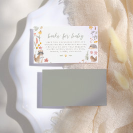 Waldtiere Geschlecht neutrale Babydusche Begleitkarte