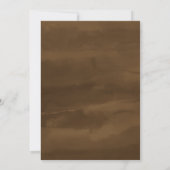 Waldtiere Geschlecht neutrale Babydusche Einladung (Rückseite)