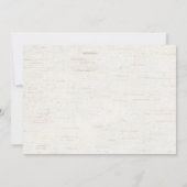 Waldtiere geschlechtsneutrale Babydusche Einladung (Rückseite)