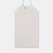 Waldtiere geschlechtsneutrale Babydusche Geschenkanhänger (Rückseite)