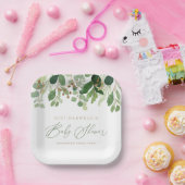 Waldtiere Geschlechtsneutrale Babydusche Pappteller (Party)