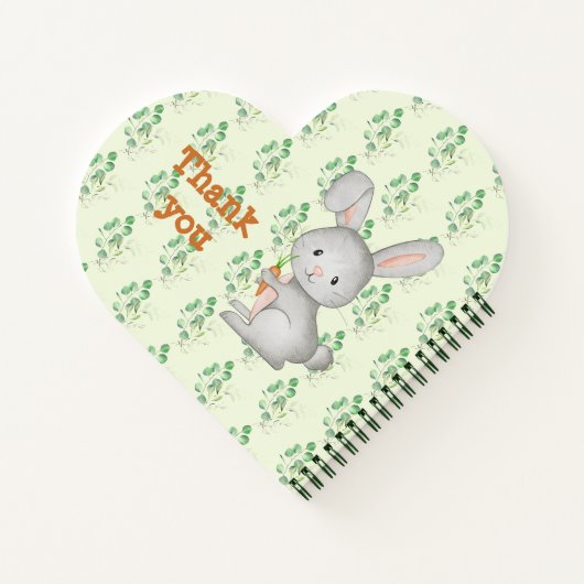 Waldtiere Grüne Eukalyptus Gästebuch Notizblock (Rückseite)