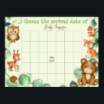 Waldtiere Grüne Eukalyptus Guess Spiel Poster<br><div class="desc">In meiner Kollektion oder in anderen modernen Themen zum Thema Babydusche und Geburtstag findest du das passende Angebot in meinem Shop. Wenn Sie nach etwas ungewöhnlichem suchen,  können Sie uns einfach eine Nachricht schicken</div>