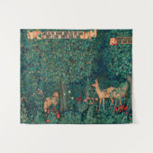 Waldtiere, Grünfutter und Doe, W.Morris Wandteppich (Vorderseite (Horizontal))